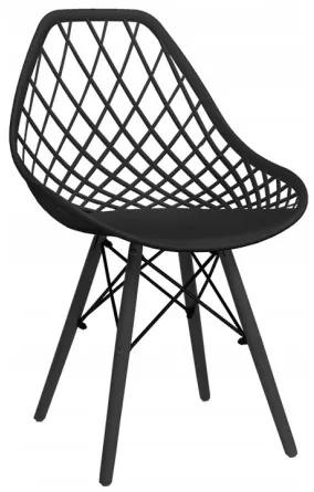Sammer Kvalitné jedálenské stoličky v čiernej farbe DC AZUR-cierna,cierna