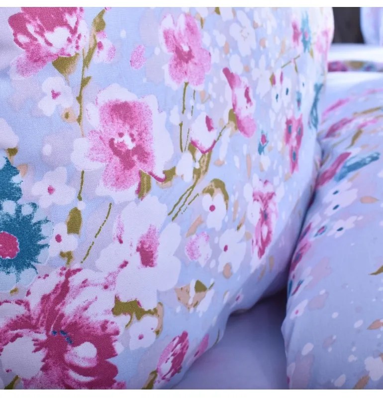 Obliečky bavlnené Stela modré EMI, Štandardný set jednolôžko obsahuje 1x 140x200 + 1x 70x90