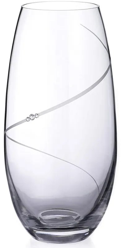 Diamante sklenená váza Silhouette City Barel so Swarovski kryštálmi 25 cm