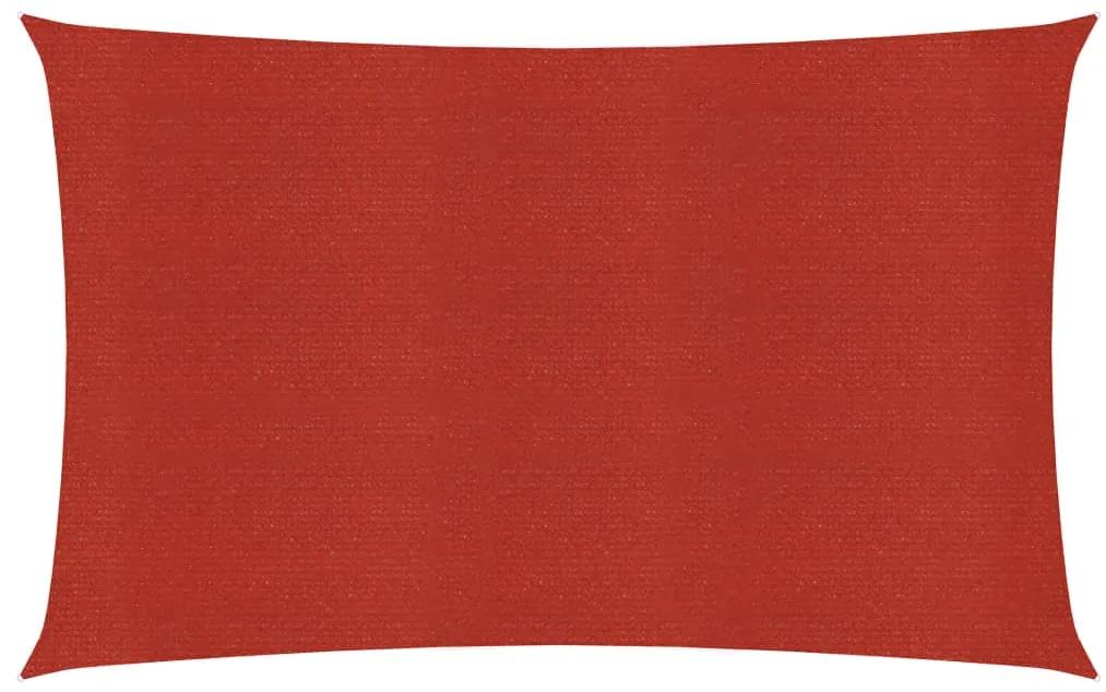 Tieniaca plachta 160 g/m² červená 6x8 m HDPE 311635