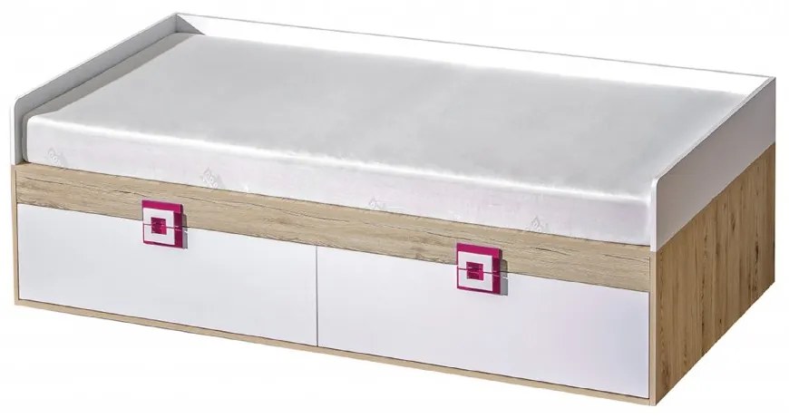Posteľ LENOX 90 x 200 cm s úložným priestorom; 4 varianty Barva: Modrá