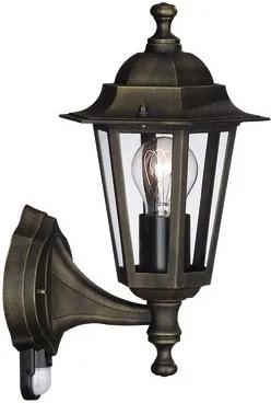 vonkajšia lampa s pohybovým čidlom Massive 1x60W E27