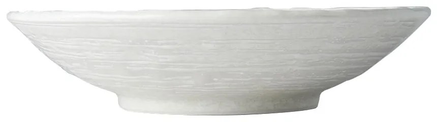 Biely keramický hlboký tanier Mij Star, ø 24 cm