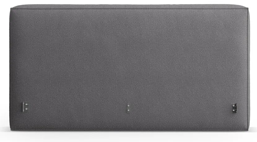 Tmavosivé čalúnené čelo postele 209x100 cm Olivia – Micadoni