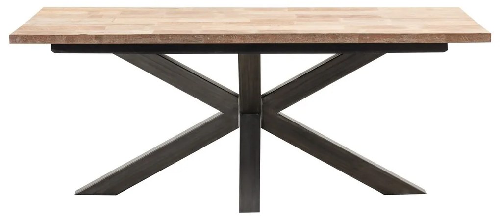Stôl Vince 200 x 100 x 79 black&natural