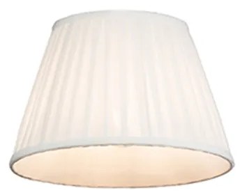 Plisovaný tienidlo biele 25/16,5 cm