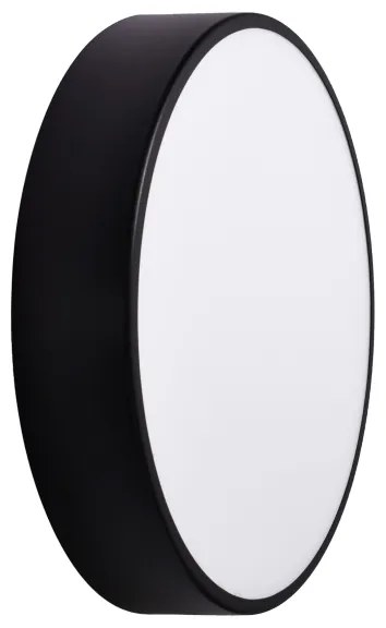 Stropné svietidlo so senzorom CLEO 3xE27/24W/230V pr. 40 cm čierna