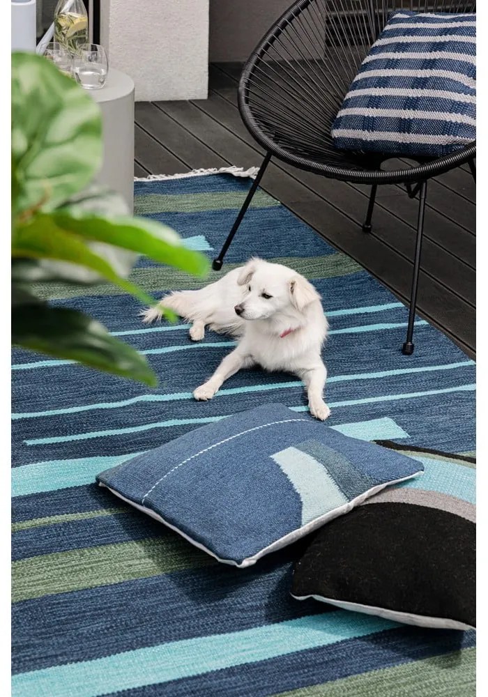 Vonkajší vankúš z recyklovaného plastu Green Decore Sailor, 45 x 45 cm