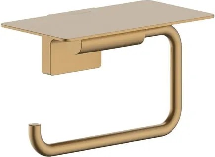 Hansgrohe AddStoris S držiak toaletného papiera vo farebnom prevedení kartáčovaný bronz 41789140
