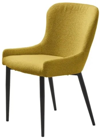 Jedálenská stolička Unique Furniture ONTARIO žltá polyester 34700002