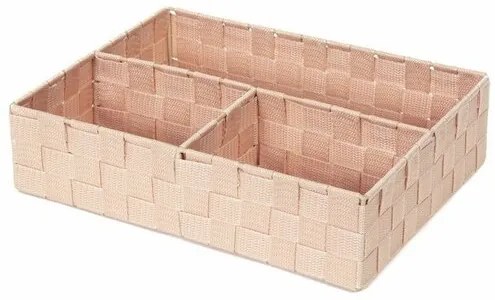 Compactor Organizér na bielizeň a doplnky TEX M, 32 x 25 x 8 cm, růžová