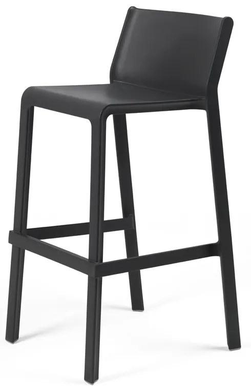 Stima Plastová barová stolička TRILL Vyberte odtieň ->: Ottanio - modrá/zelená