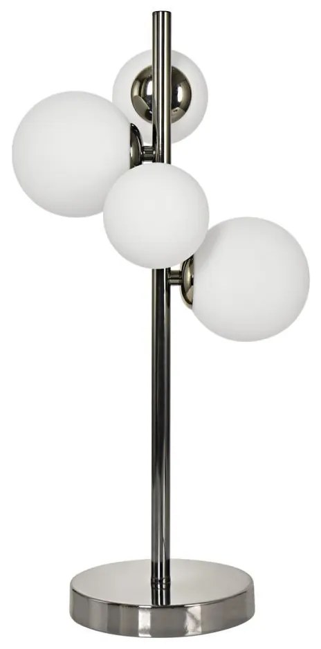 Brilagi - LED Stolná lampa MILLA 4xG9/3W/230V lesklý chróm/biela