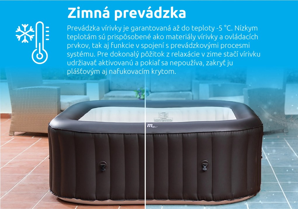 Mspa | Bazén vírivý MSPA OSLO AMBER AERO PLUS- F-AM063WAP | 11400305