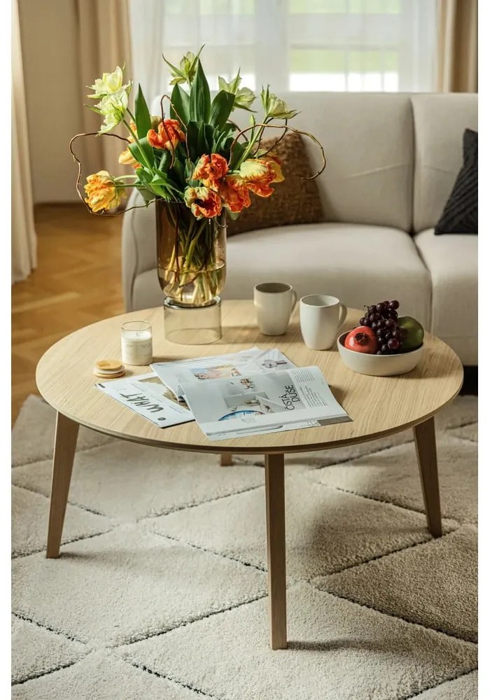 Béžový koberec Universal Swansea Line, 80 x 150 cm