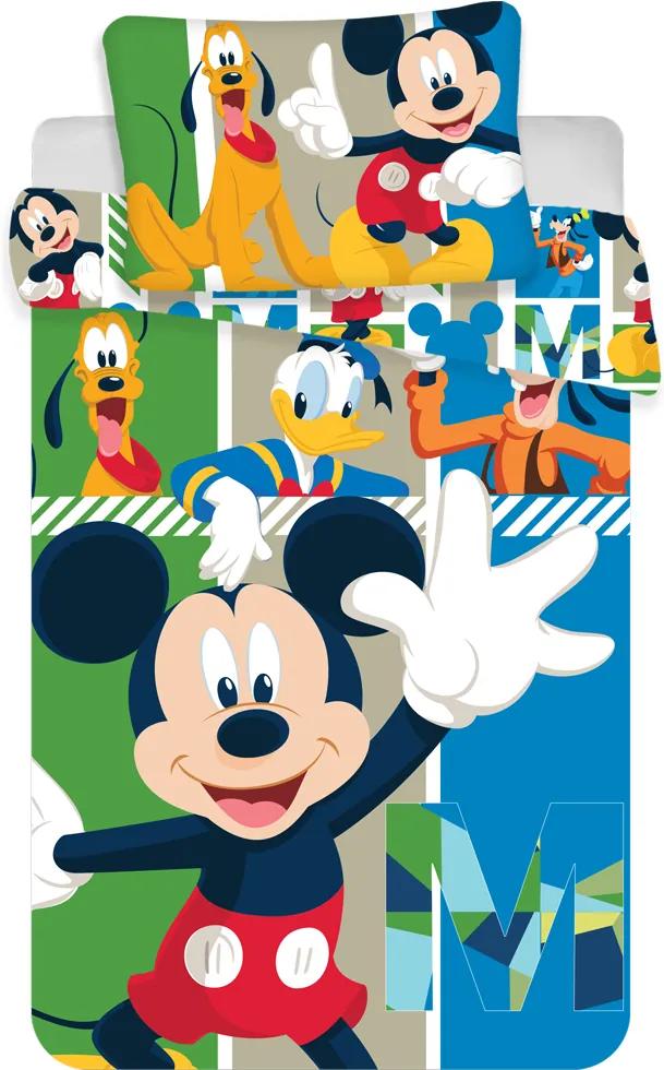 Jerry Fabrics Obliečka do postieľky Mickey Mouse baby 100x135 / 40x60 cm
