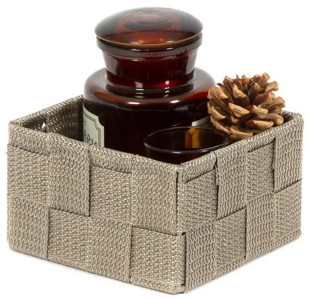 Úložný organizér Compactor TEX 12 x 12 x 7 cm, biela
