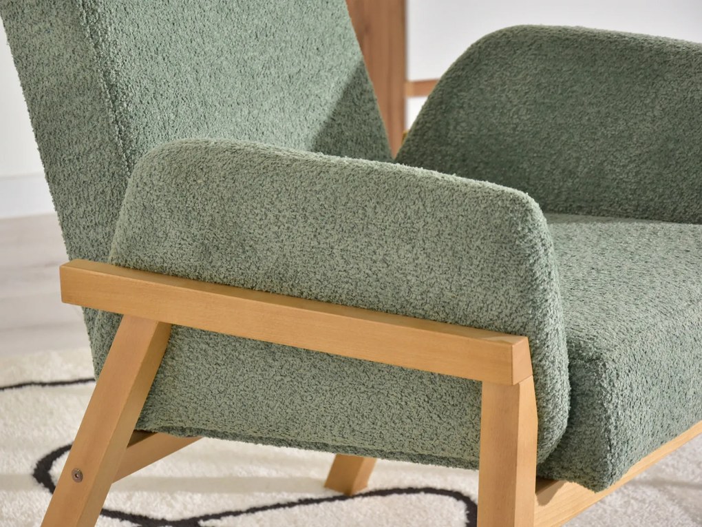 Relaxačné kreslo Laopas (dub). Akcia -15%. Vlastná spoľahlivá doprava až k Vám domov. 1135857
