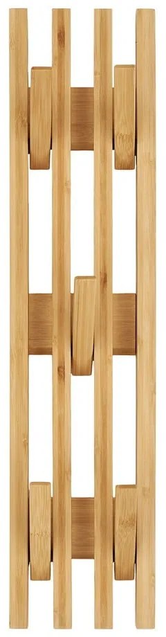 Bambusový nástenný vešiak v prírodnej farbe Ember – House Nordic