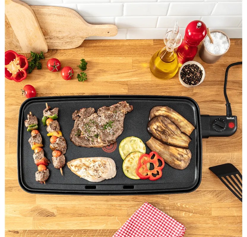 Elektrický plancha gril Tefal Malaga Successor CB503813 Strieborný/Čierny