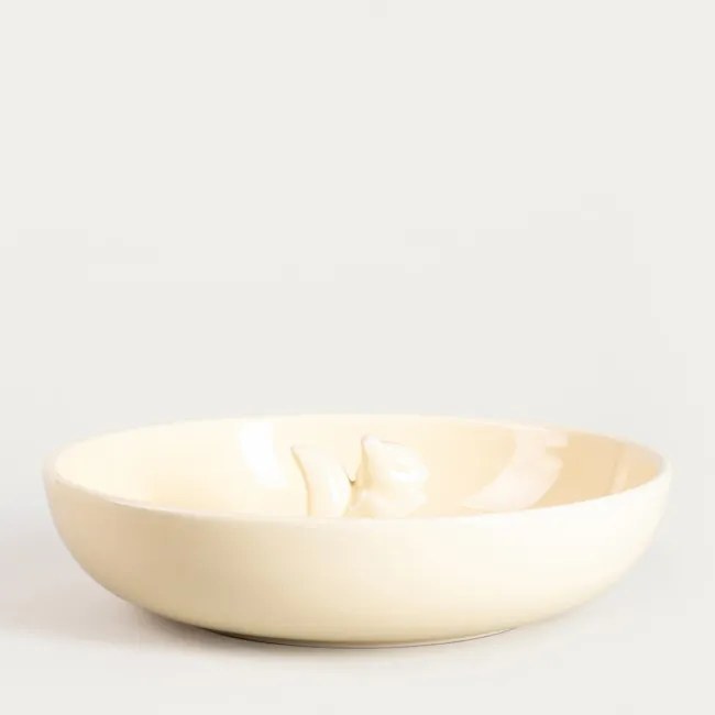 Dekoračný tanier NAWO 750793 krémový