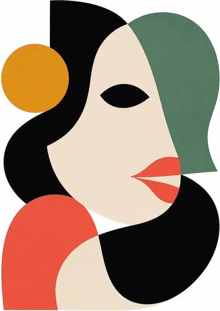 Žena - Metalický obraz 60x40cm