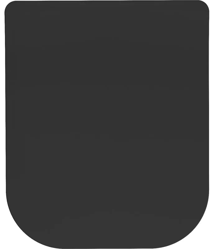 Mexen - WC sedátko SLIM DUROPLAST na wc misu TEO čierne (0801), soft-close, 39060185