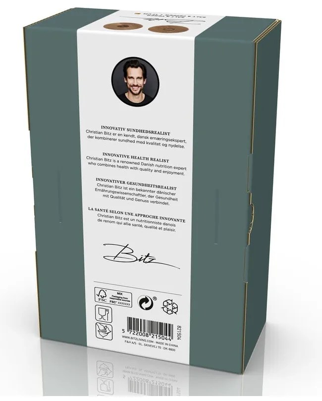 Jantárová keramická súprava mlynčekov na korenie a soľ 2 ks Gastro Amber – Bitz