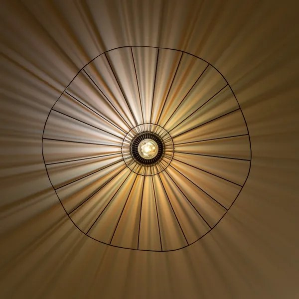 Brilagi - LED prisadený luster CERIA WIRE, 1× E27 (40 W), 230 V, priemer 80 cm, čierna