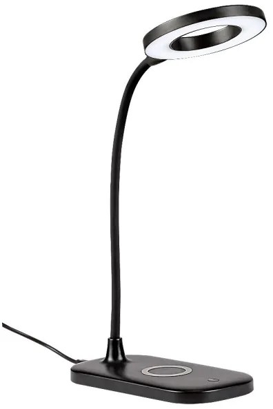 Rabalux 74013 - LED Stmievateľná dotyková stolná lampa HARDIN LED/5W/5V čierna