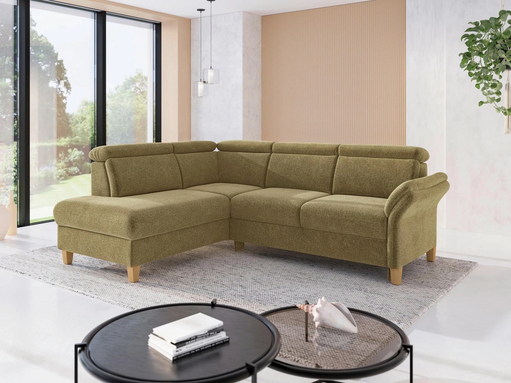 XXXLutz ROHOVÁ SEDAČKA, textil, olivovozelená Sit & More - Sedačky - 00014402573X