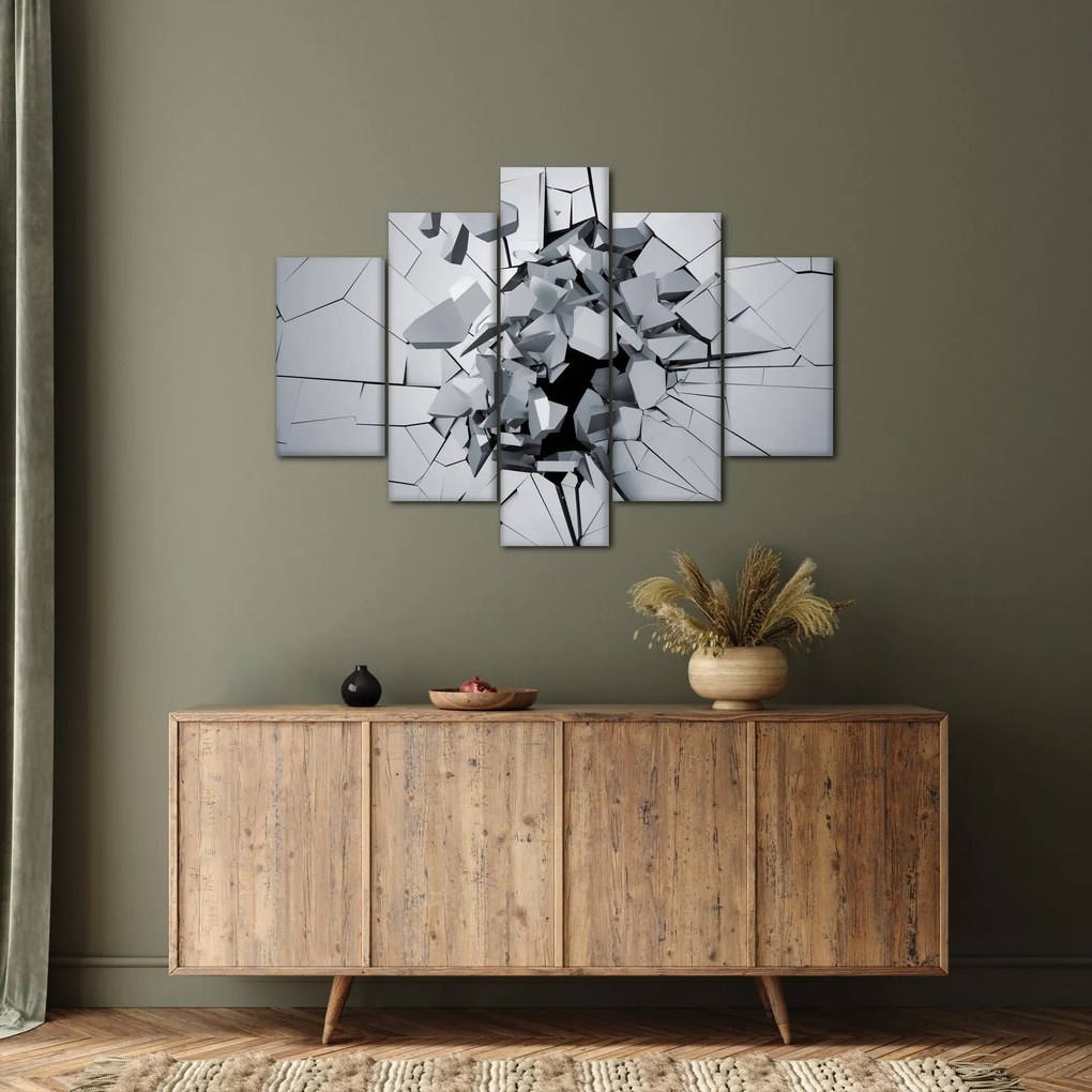 Obraz abstrakcie 3D (150x105 cm)