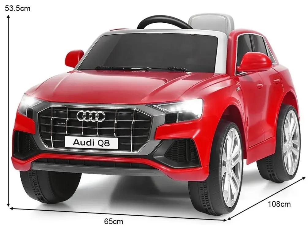Detské elektrické autíčko Audi Q8 | červené