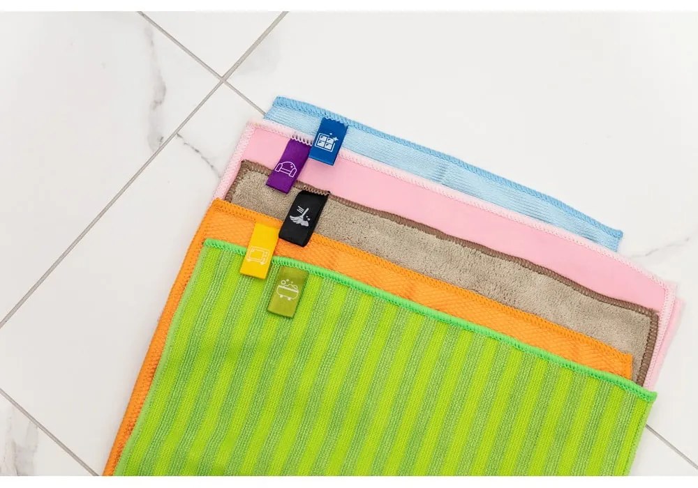 Súprava 5 utierok z mikrovlákna Addis Premium