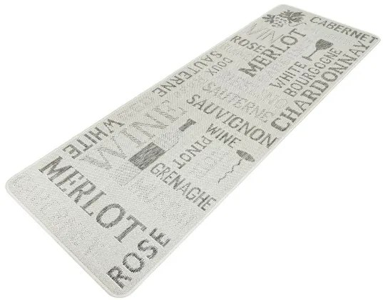 Koberec / Behúň FLEX 19118/P19 hnedý / krémový