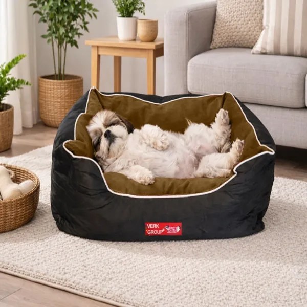 Pelech pre psa / mačku L - hnedo-čierny