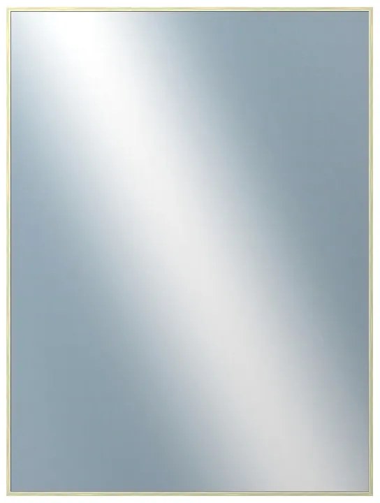 DANTIK - Zrkadlo v rámu, rozmer s rámom 60x80 cm z lišty Hliník zlatá lesklá (7001001)
