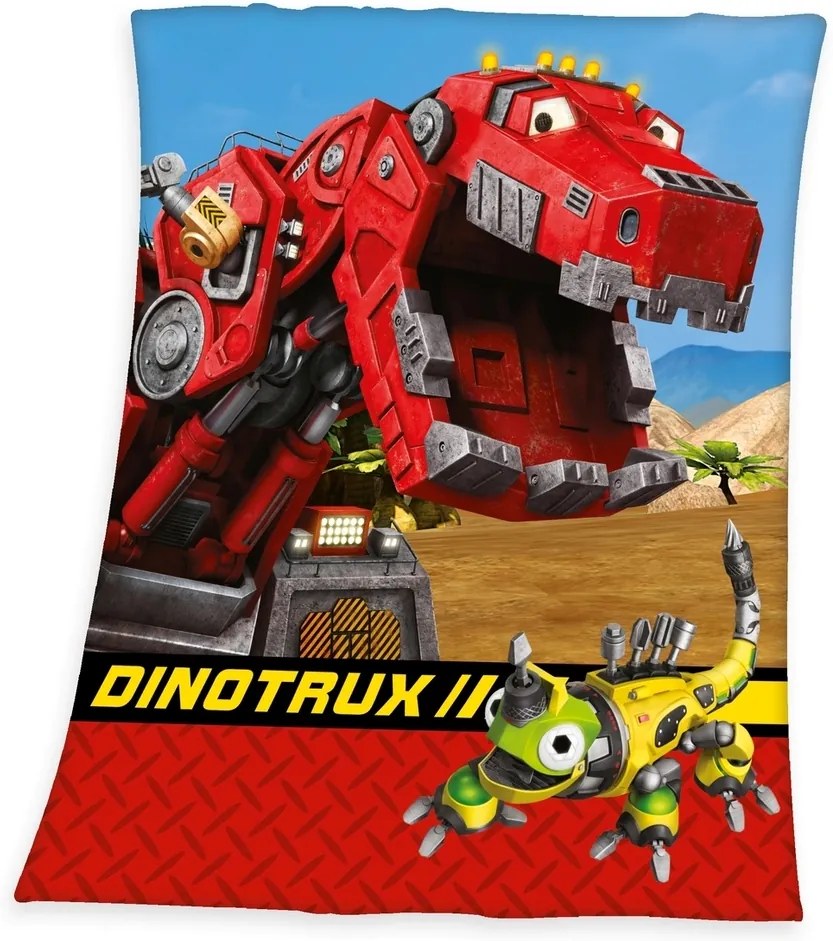 Herding Detská deka DinoTrux, 130 x 160 cm