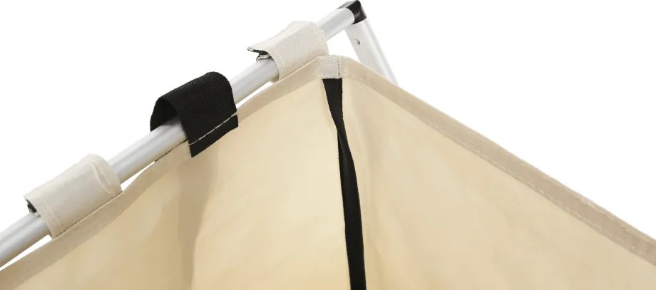Kondela Látkový kôš na bielizeň, sivobéžová, LAUNDRY NEW TYP 1