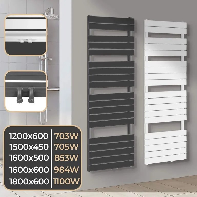 Aquamarin vertikálny kúpeľňový radiátor JG88582