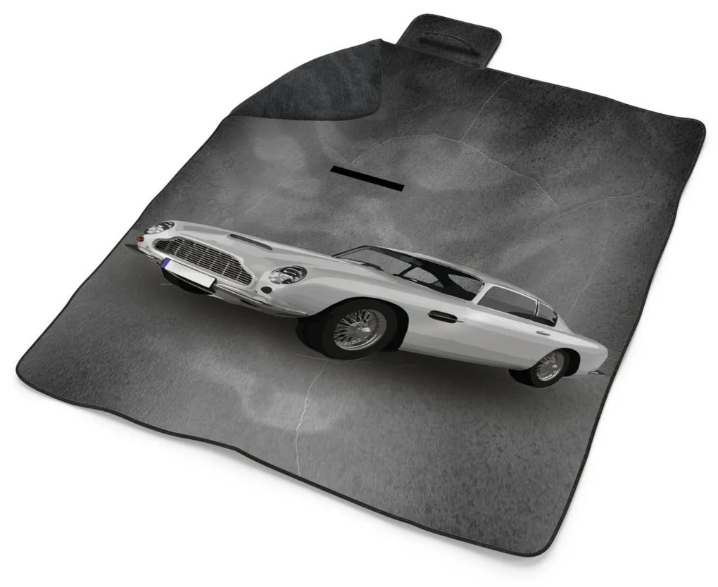 Sablio Plážová deka Aston Martin Tmavé pozadie: 200x140 cm