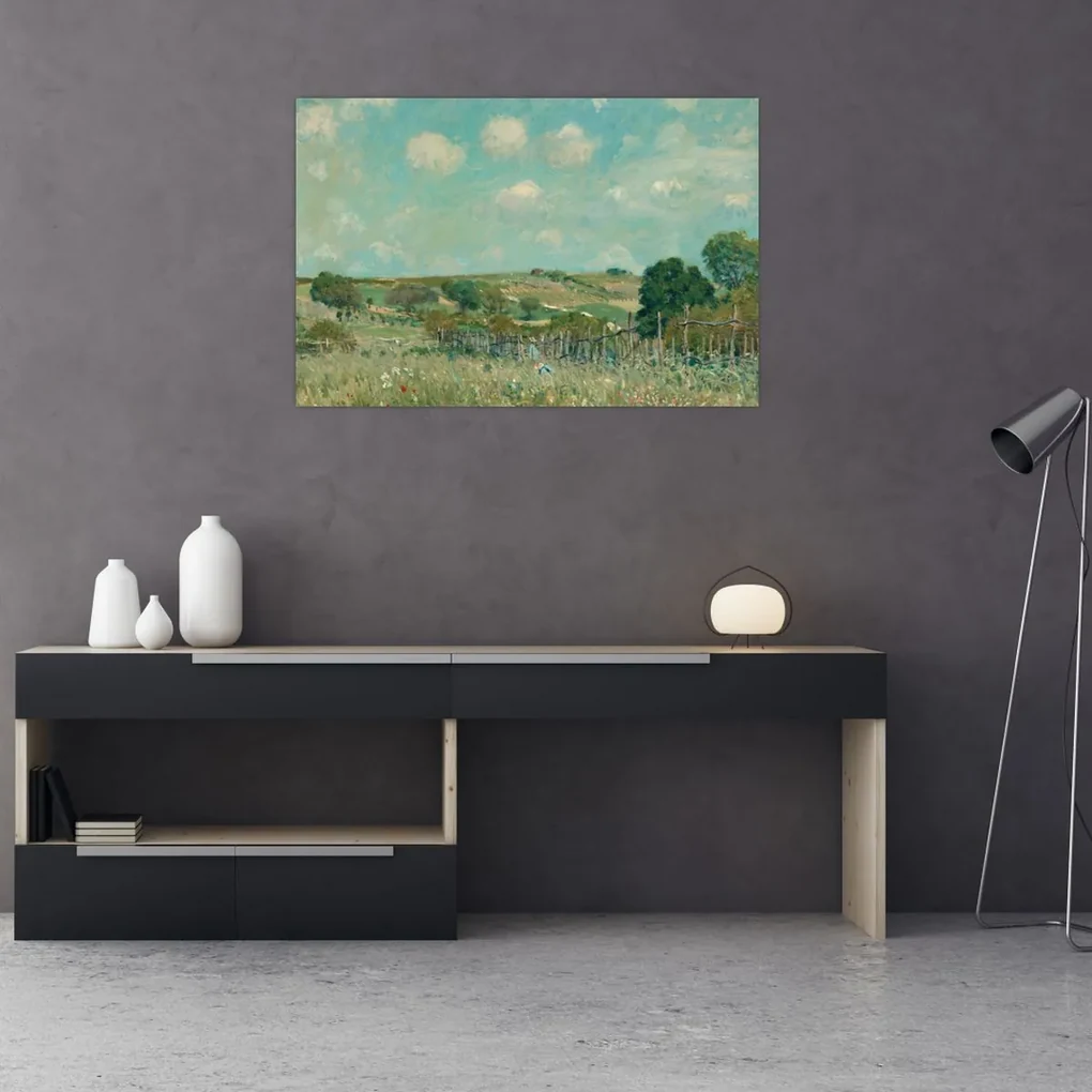 Obraz - Alfred Sisley, Meadow, reprodukcia (90x60 cm)