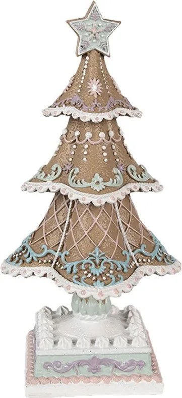 Dekorácia vianočný perníkový stromček Gingerbread Tree - 12*12*25 cm