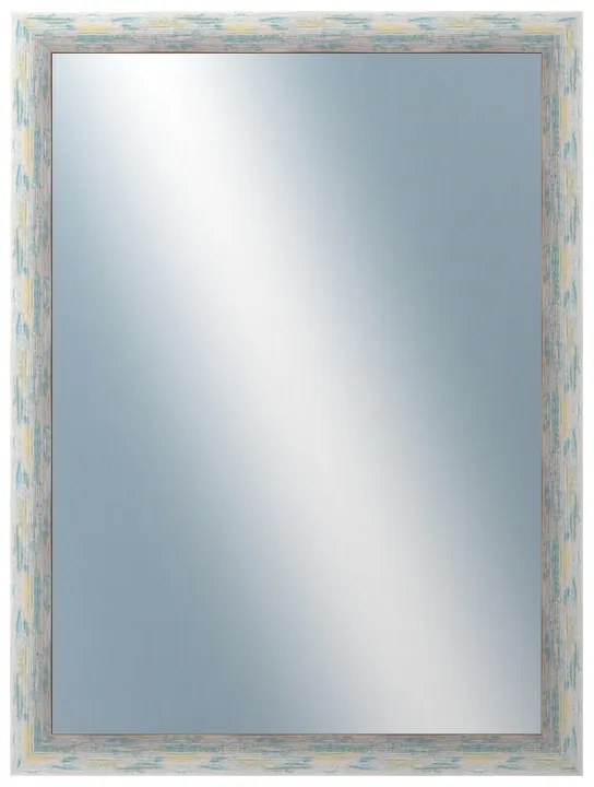 DANTIK - Zrkadlo v rámu, rozmer s rámom 60x80 cm z lišty PAINT zelená veľká (2964)