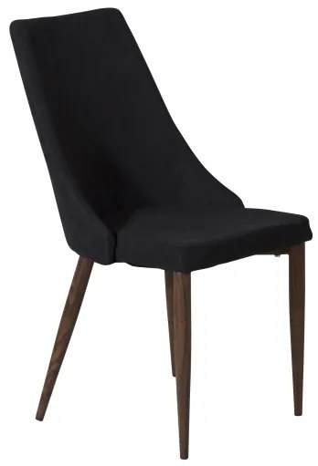 Leone stolička orech/čierna