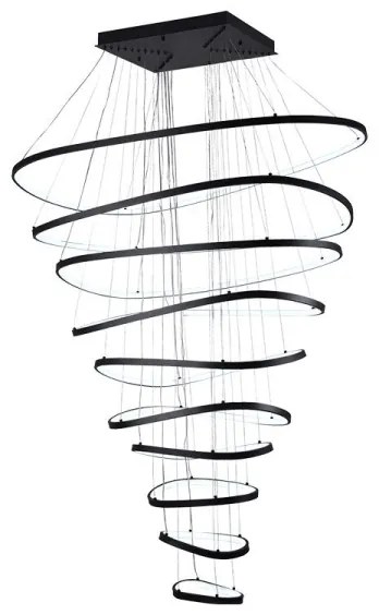 LED Stmievateľný luster na lanku LED/370W/230V 3000-6500K + diaľkové ovládanie