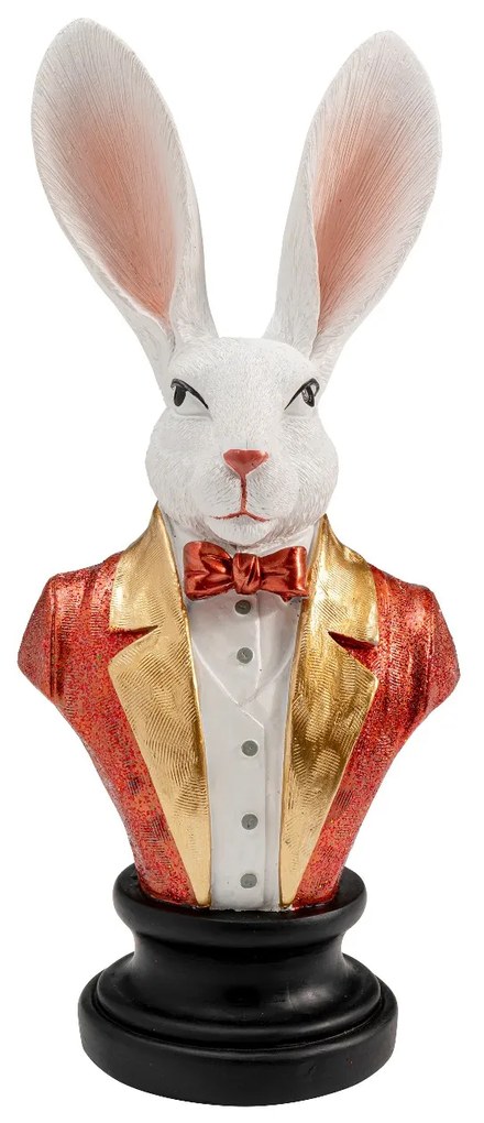 Gentleman Rabbit dekorácia viacfarebná 32 cm