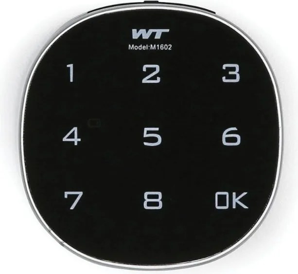 Šatníková skrinka S1 s úložnými boxmi, 5 boxov, 1850 x 300 x 500 mm, kódový zámok, laminované dvere, orech