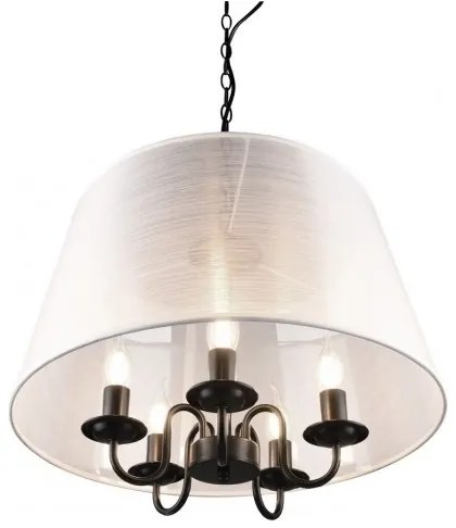 Reality - LED Luster na reťazi CIMA 5xE14/40W/230V šedá