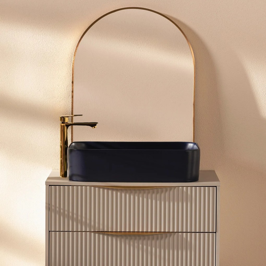 Umyvadlo na desku Bluemoon 61 cm námořnická modrá